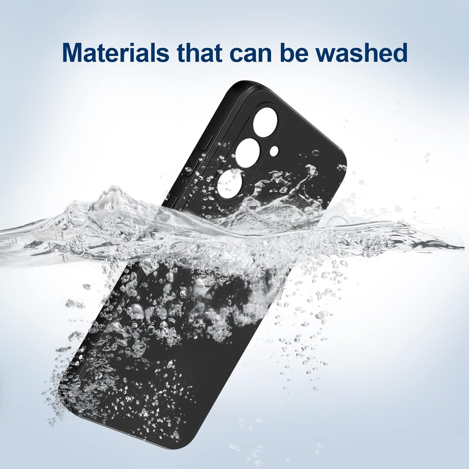 Luxury Ultra Thin Silicone Case For Samsung Galaxy A05 A15 A25 A35 A55 5G Soft Phone Shell A04 A14 A24 A34 A54 Black Back Cover. 