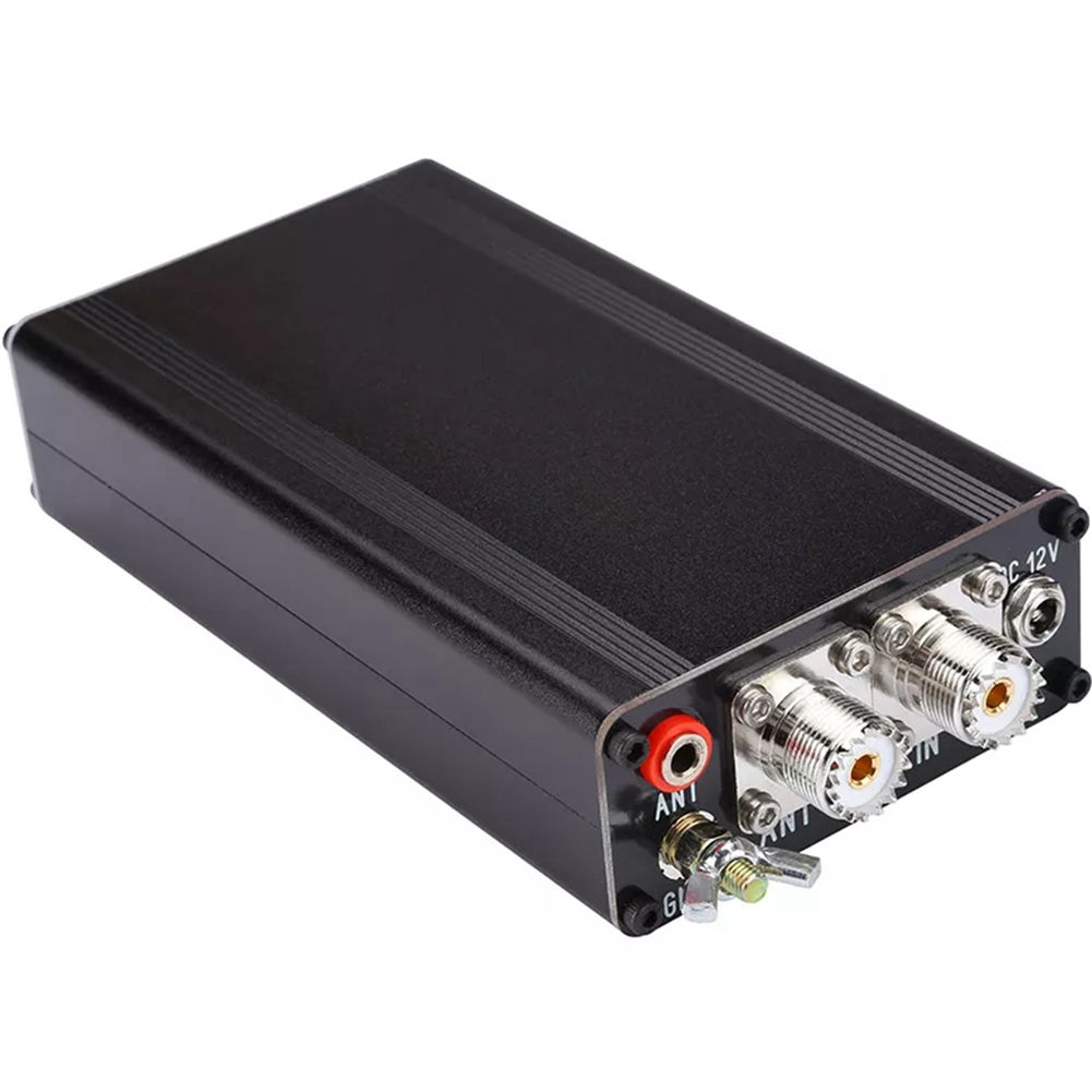 New Assembled ATU-130 Plus ATU-130+ 1.8-50MHz 200W Automatic Antenna Tuner OLED Display Meatl Case Update of ATU-100. 