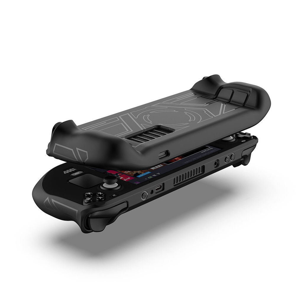 Coodio Soft Silicone Shell Shockproof Non-slip Protective Cover Compatible For Steam Deck Game Console Ty-2830. 