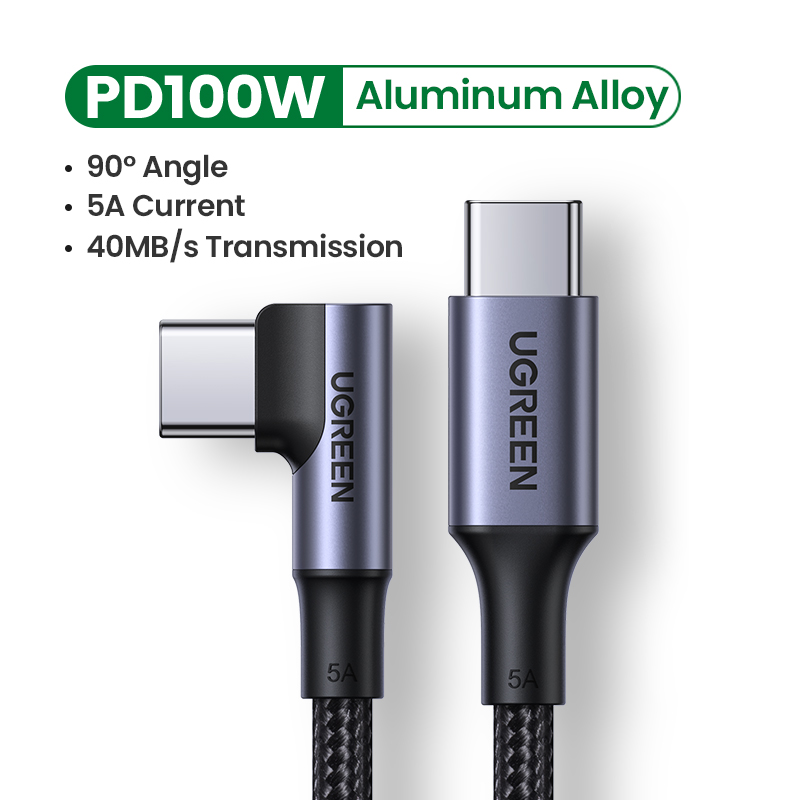 UGREEN US334 (70643) USB Type-C to Type-C Cable - 1m - 100W USB C to USB C Cable - Universal Compatibility - Durable & Rugged - Secure & Reliable. 