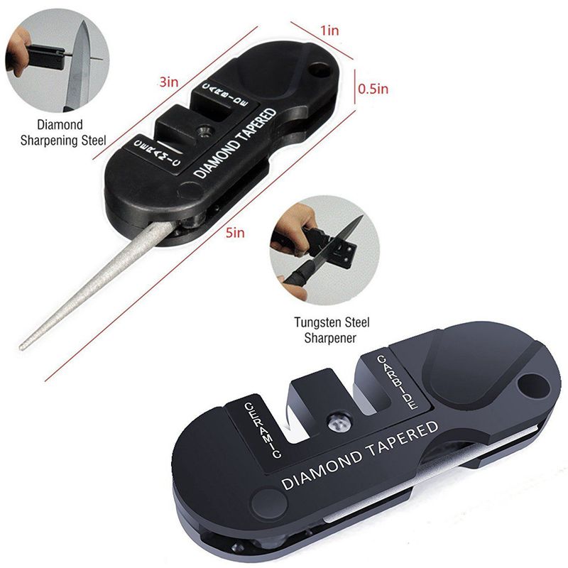 Recommended Products Portable Mini Knife Multifunction Sharpener, Steel Outdoor EDC Mini Tool Sharpener. 