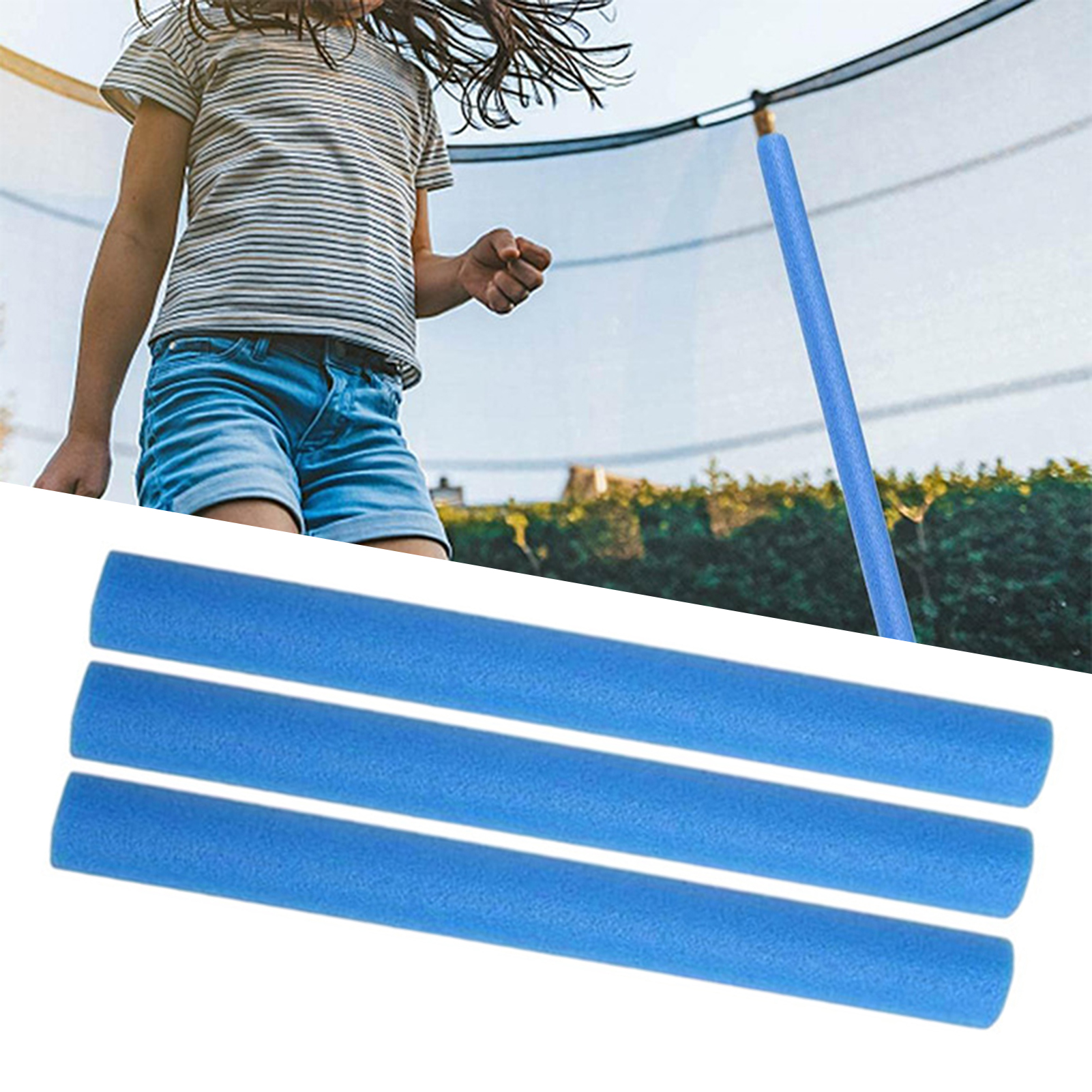 Foam Tubing Reusable Empty Round Trampoline Foam Tube. 