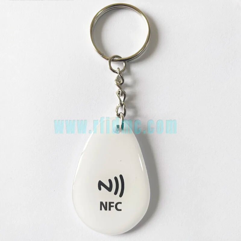 NFC Epoxy Keychain NTAG216 Tag for Increase Google Reviews. 
