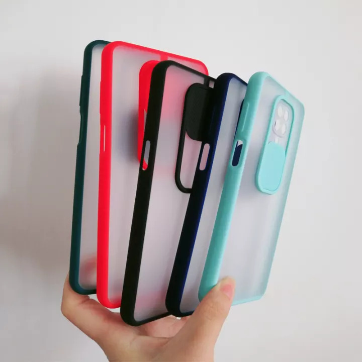 Camera Lens Protection Slide Case Realme C2 C3 C11 C12 C15 C17 Realme 5i 6i 6 7 7 Pro Back Cover. 