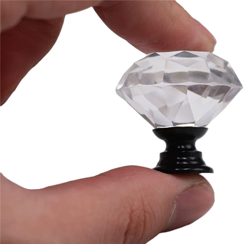 48PCS DIY Crystal Epoxy Resin Drawer Knob Base, Drawer Handle Accessories, DIY Resin Handle Alloy Base in Bulk (Black). 