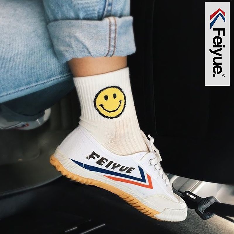 Feiyue Sneakers Retro Classic Canvas White Shoes Men's and Women's Casual Shoes Student Running Track and Field Competition. 