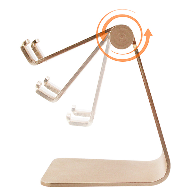Aluminum Mobile Phone Stand Adjustable Cell Phone Desktop Stand For Mobile and Tab - Mobile Stand. 
