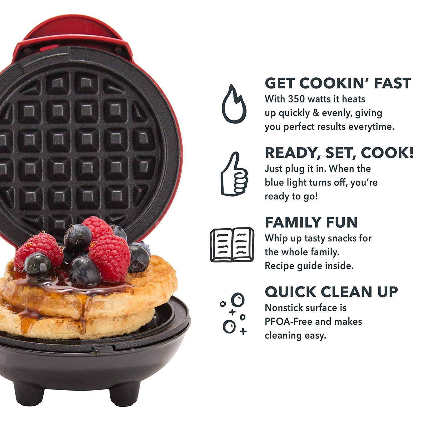 Mini Waffle Maker Home Baking Machine for Children Multi-function Cake Machine. 
