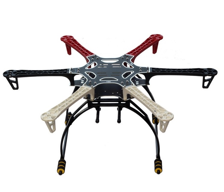 DJI F550 Hexa PCB Frame with Long Landing Gear. 