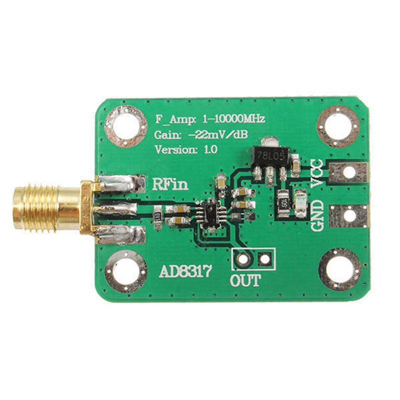 AD8317 High Speed Logarithmic Detector RF Log Detector RF Signal Log Output Power Meter 1M-10000MHz Controller. 