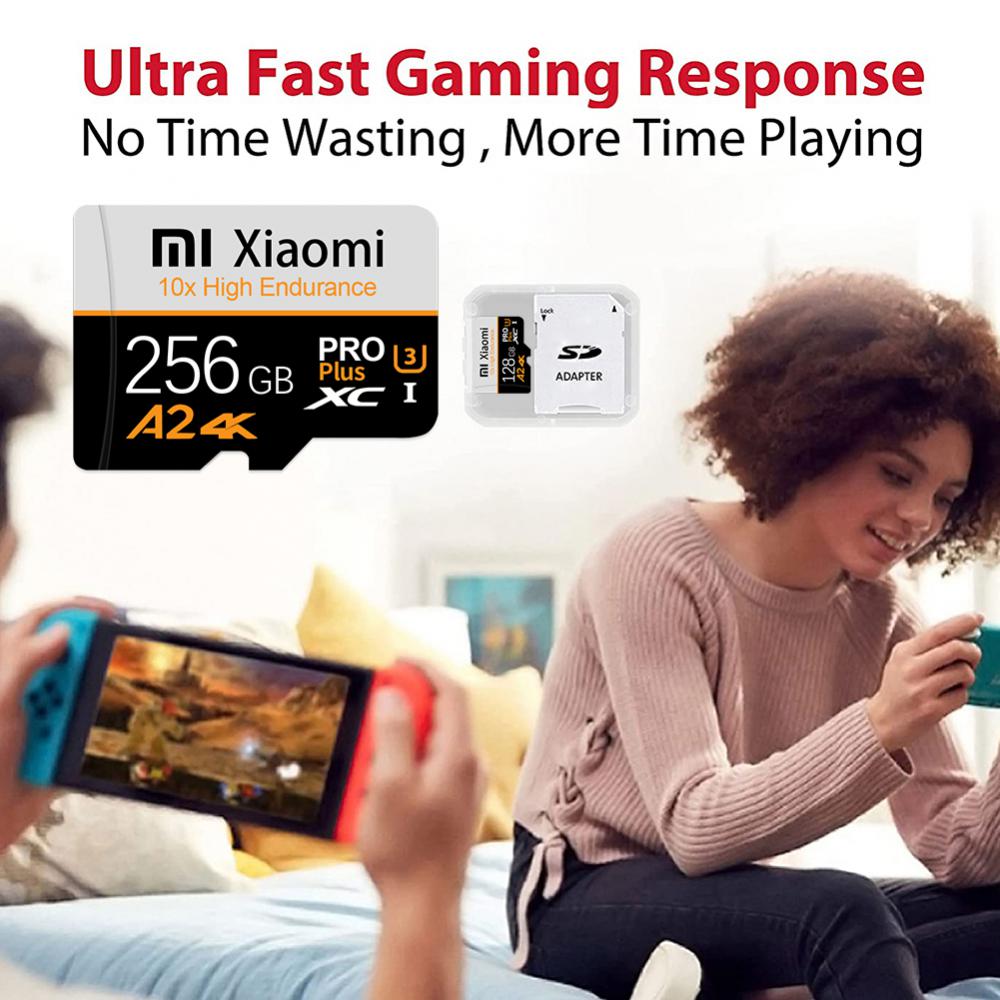 Xiaomi 2TB 1TB Memory Card High Speed C 10 SD Card 128GB 256GB 512GB V60 A2 Flash Memory Card 128GB Micro Tarjeta Sd For Phone. 