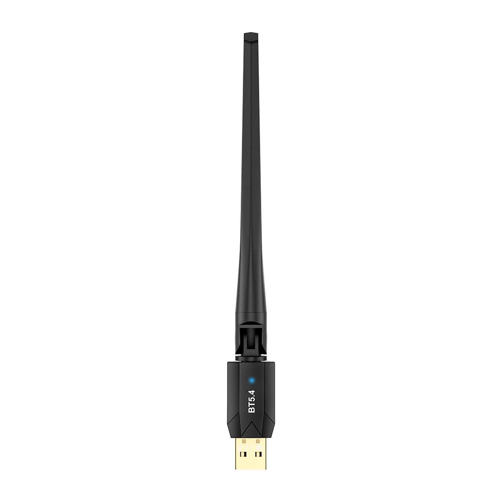 USB Bluetooth-Compatible 5.4 Adapter Wireless Bluetooth-Compatible Dongle Driver Free 150m Supports Windows 11/10/8.1/7. 