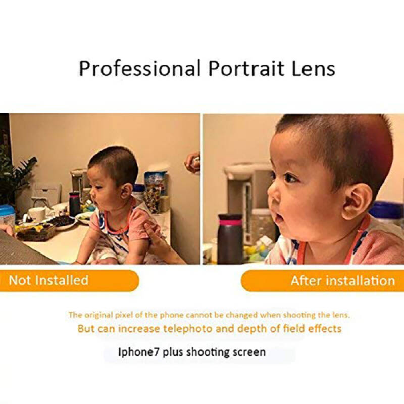 Pholes 105MM External Lens Phone portrait lens Mobile phone portrait Professional Photo Camera Lens large aperture. 
