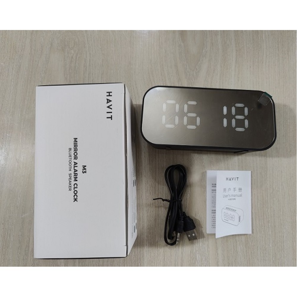 Havit M3 Bluetooth Speaker Alarm Clock. 