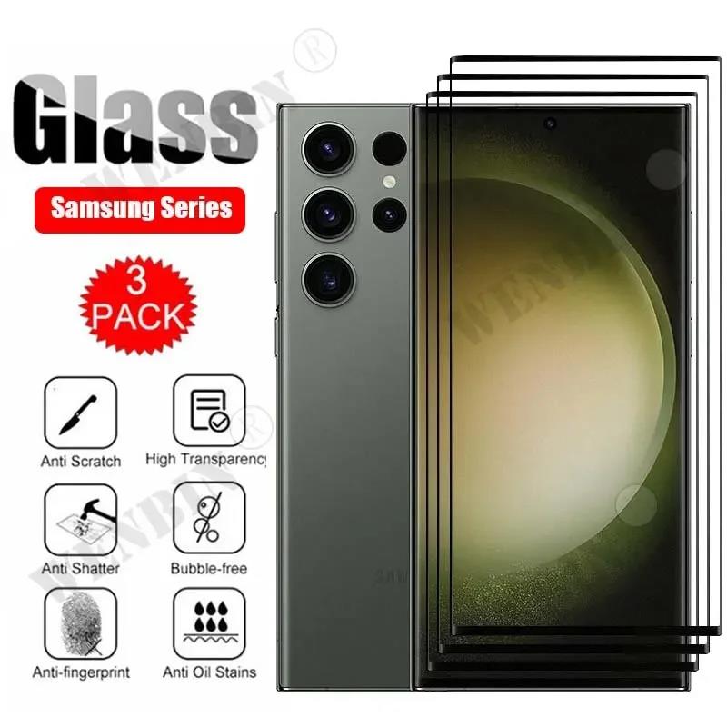 3HD Screen A54 As S22 22 Ult S23 S Samsung S24 Ultrara PluFE A7334 A22 A24 A14 A13 Glass 3