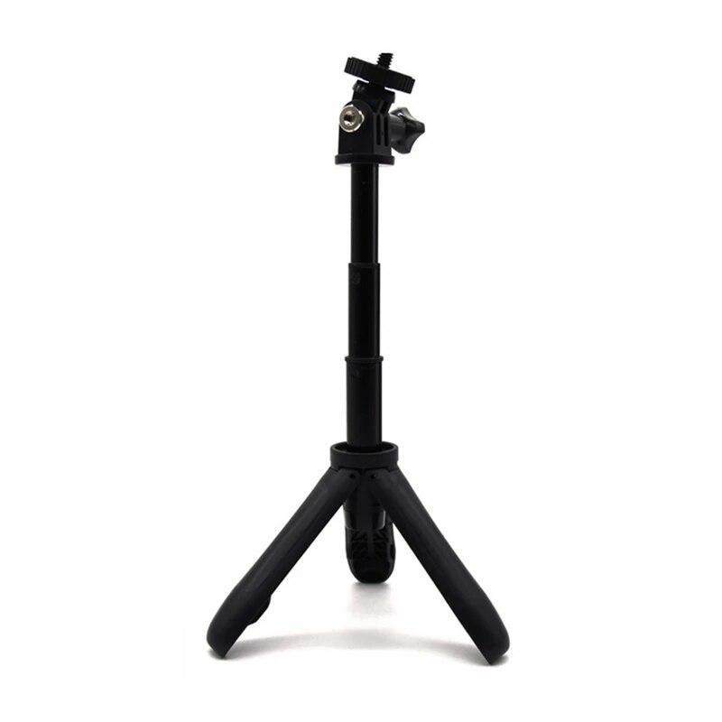 【YIYANGMAOYI111】Desktop Extension Pole Portable Selfie Stick+Hidden Built Monopod Tripod 2IN1 For Insta360 ONE Hero 5 6 7 8 Max