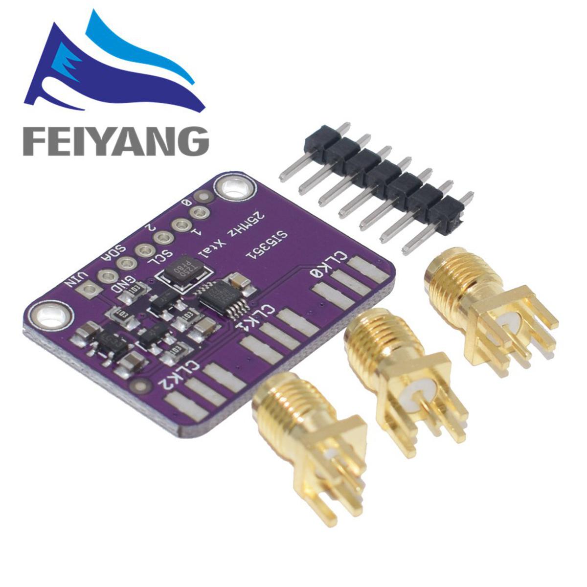 【Mary DAI Store】1PCS DC Si5351A Si5351 I2C Clock Generator Breakout Signal Generator Clock 8KHz-160MHz For Arduino