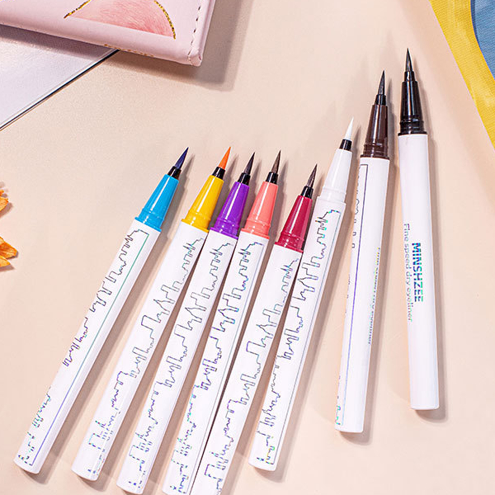 Colored Eyeliner Non-irritating Non-smudge Eyeliner Pencil. 