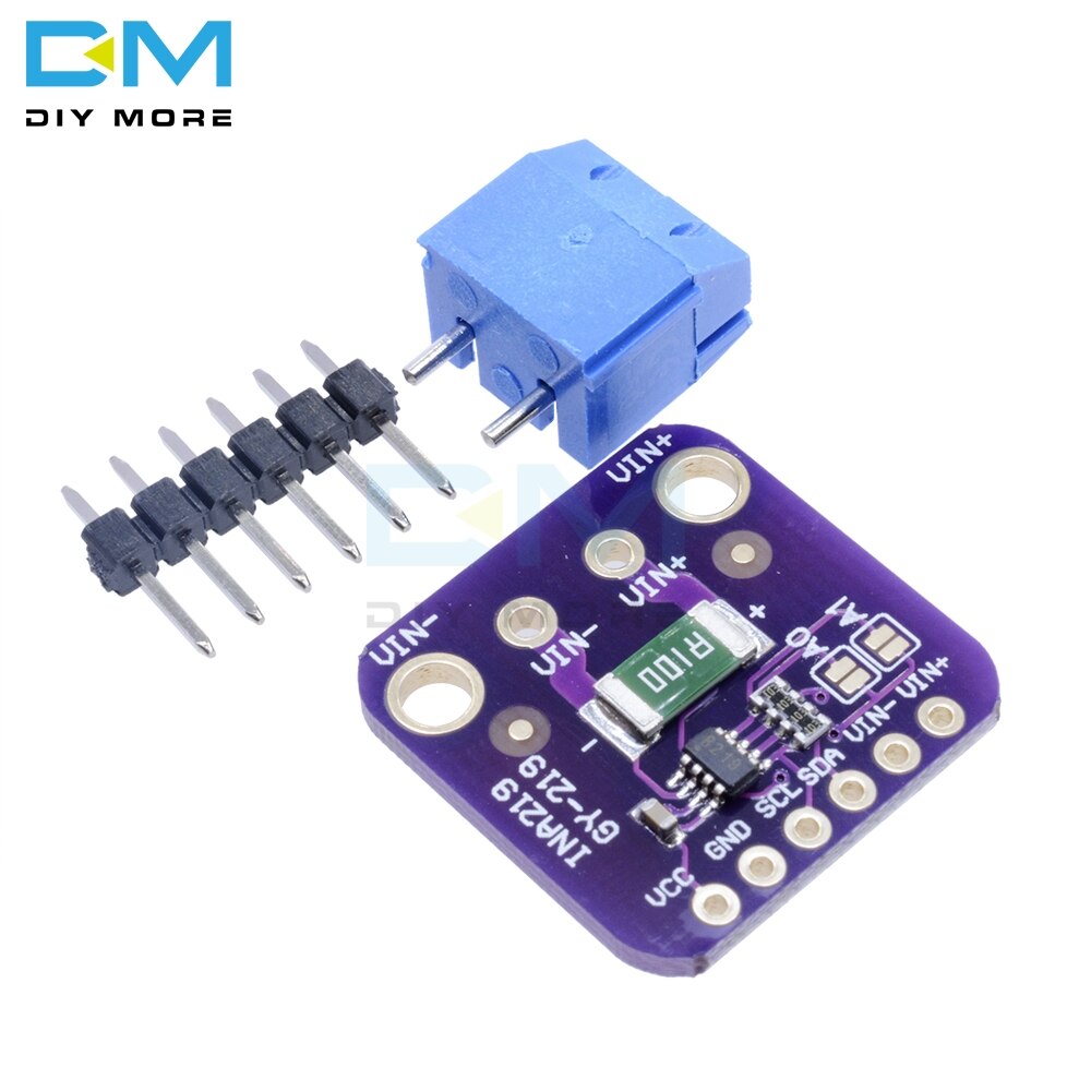 【happy one】INA219B GY-219 Bi-Direction Power Supply Breakout Sensor Module Board Arduino DIY KIT 1% Precision I2C 7-Bit 26V. 