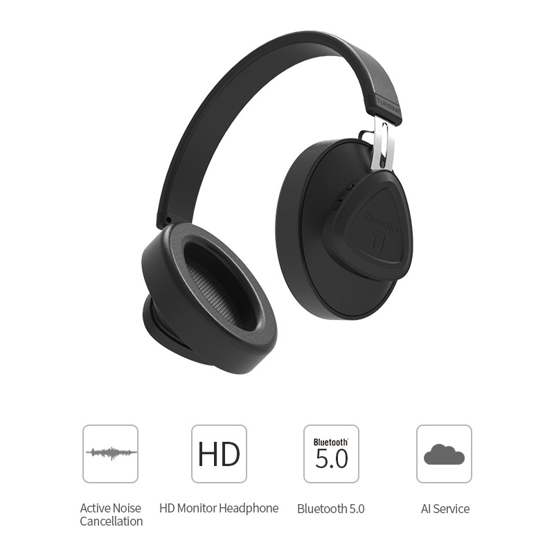 Bluedio TMS Bluetooth Version 5.0 Headset Bluetooth Headset Can Connect Cloud Data to APP. 