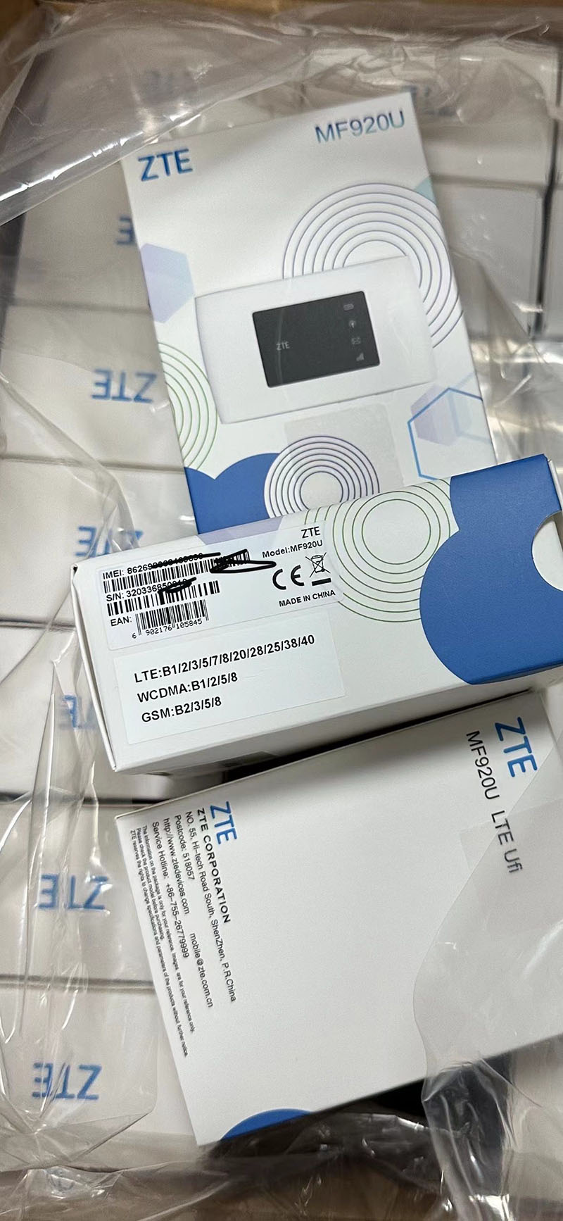 Unlocked ZTE MF920 4G Mobile LTE WiFi Hotspot Router MF920V MF920U. 