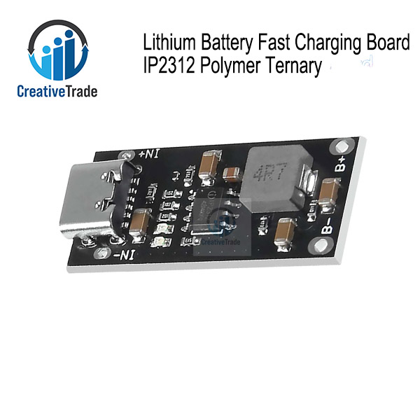 Usb Type C IP-2312 Polymer Ternary Lithium Battery Quick Fast Charging Board Charger Module Smart Home Replace. 