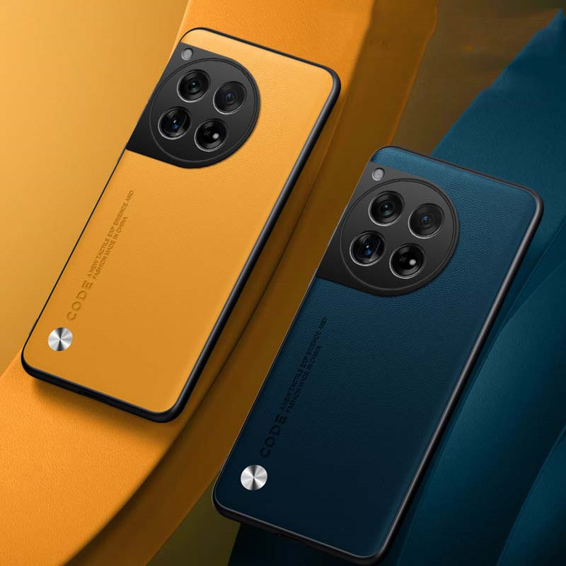 For OnePlus 12R Case All-Inclusive Shockproof Soft Leather Ultra-Thin Fashion For OnePlus 12R Back Cover. 