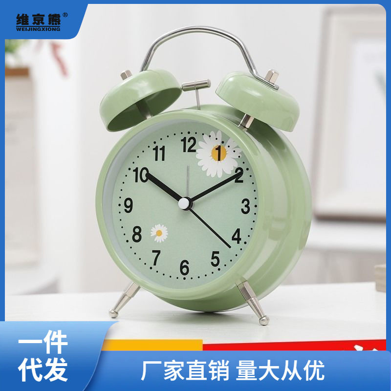 Alarm clock, student alarm clock, wake up, boy lazy bedroom, glow-in-the-dark student table, cross-border amazon, one piece dropshipping