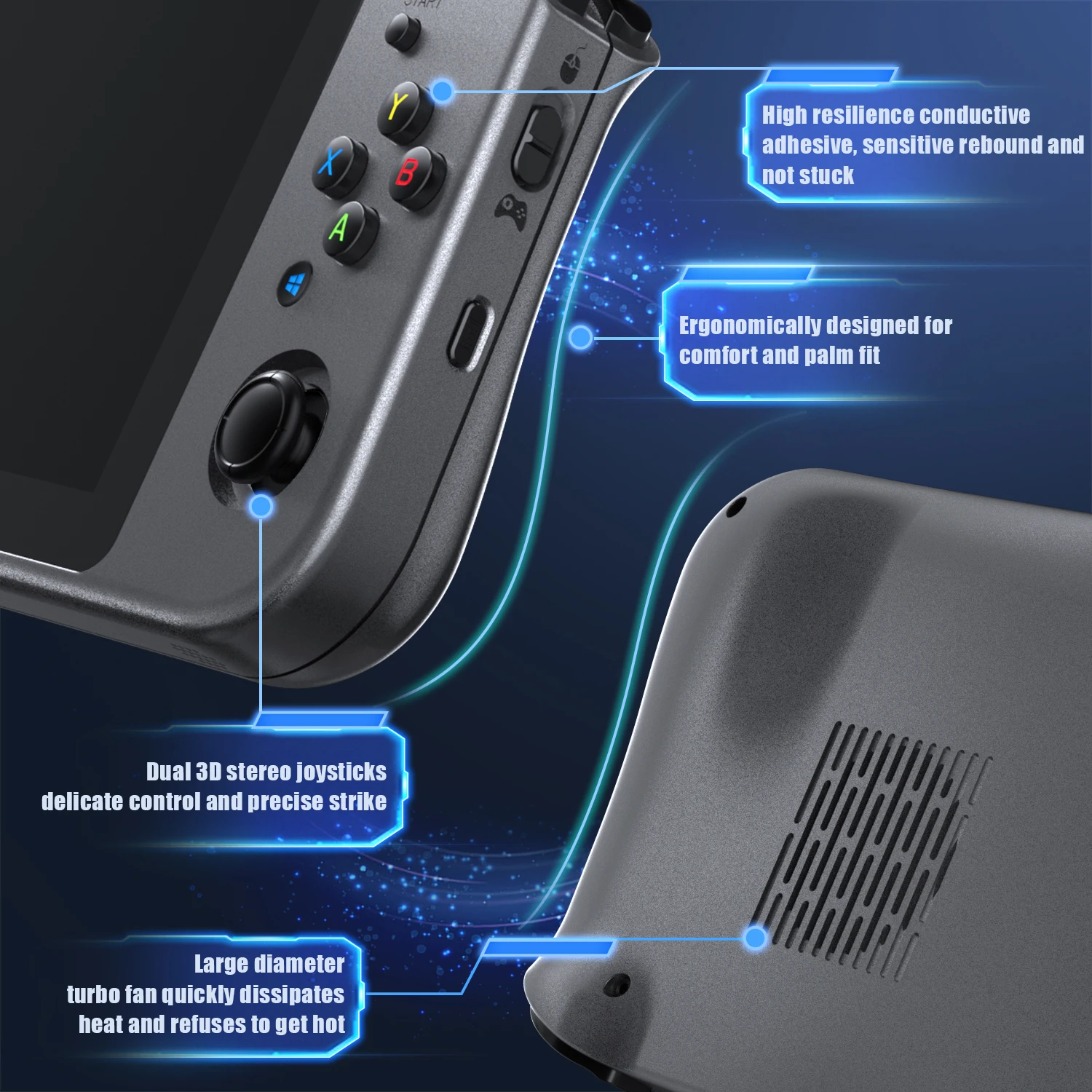 s Anbernic WIN600 Handheld Game Console Portable PC Mini Laptop 5.94inch With Win10 Steam OS System. 