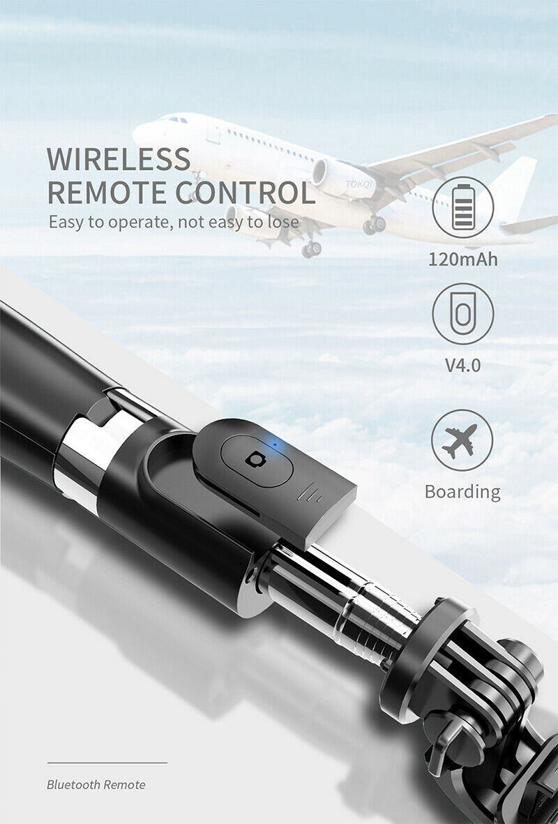 Extendable Wireless Selfie Stick Tripod L02 Phone Self Stick With Bluetooth Remote Safe and reliable Good effect and easy to use. 