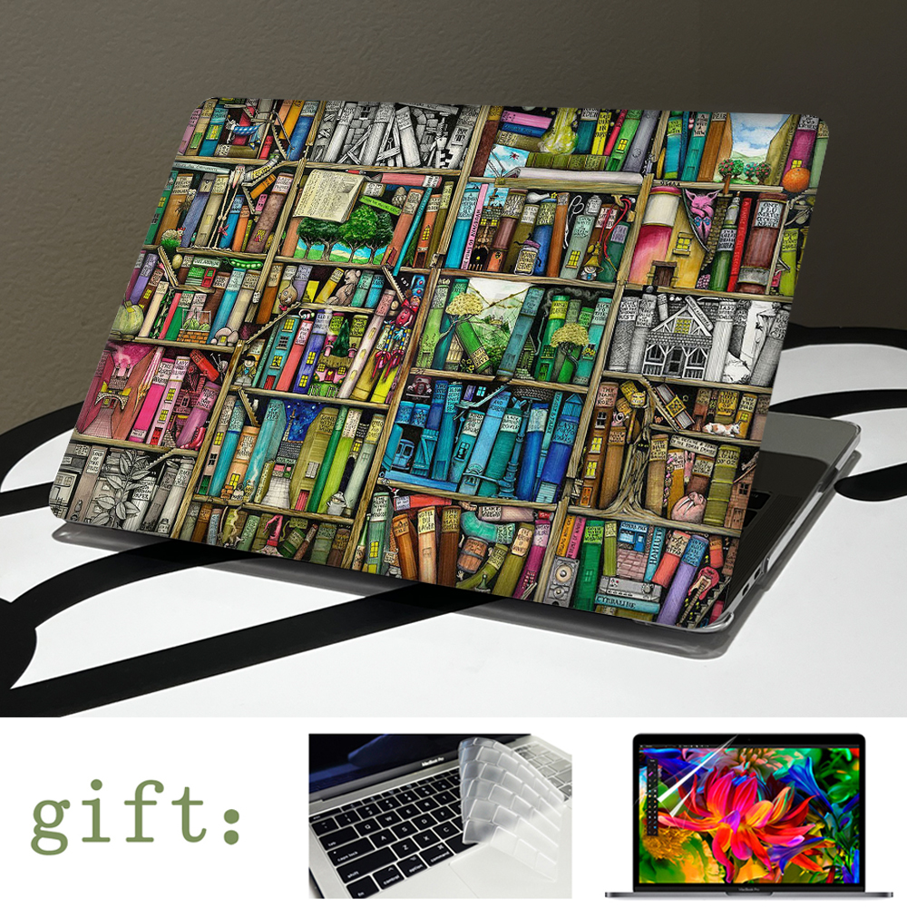 Retro painting Cover For Macbook Air 13.6 15 Laptop Case M2 A2681 Funda Mac book M1 Pro 13 14 16 A2338 A2442 A2337 Air 11 Shell. 
