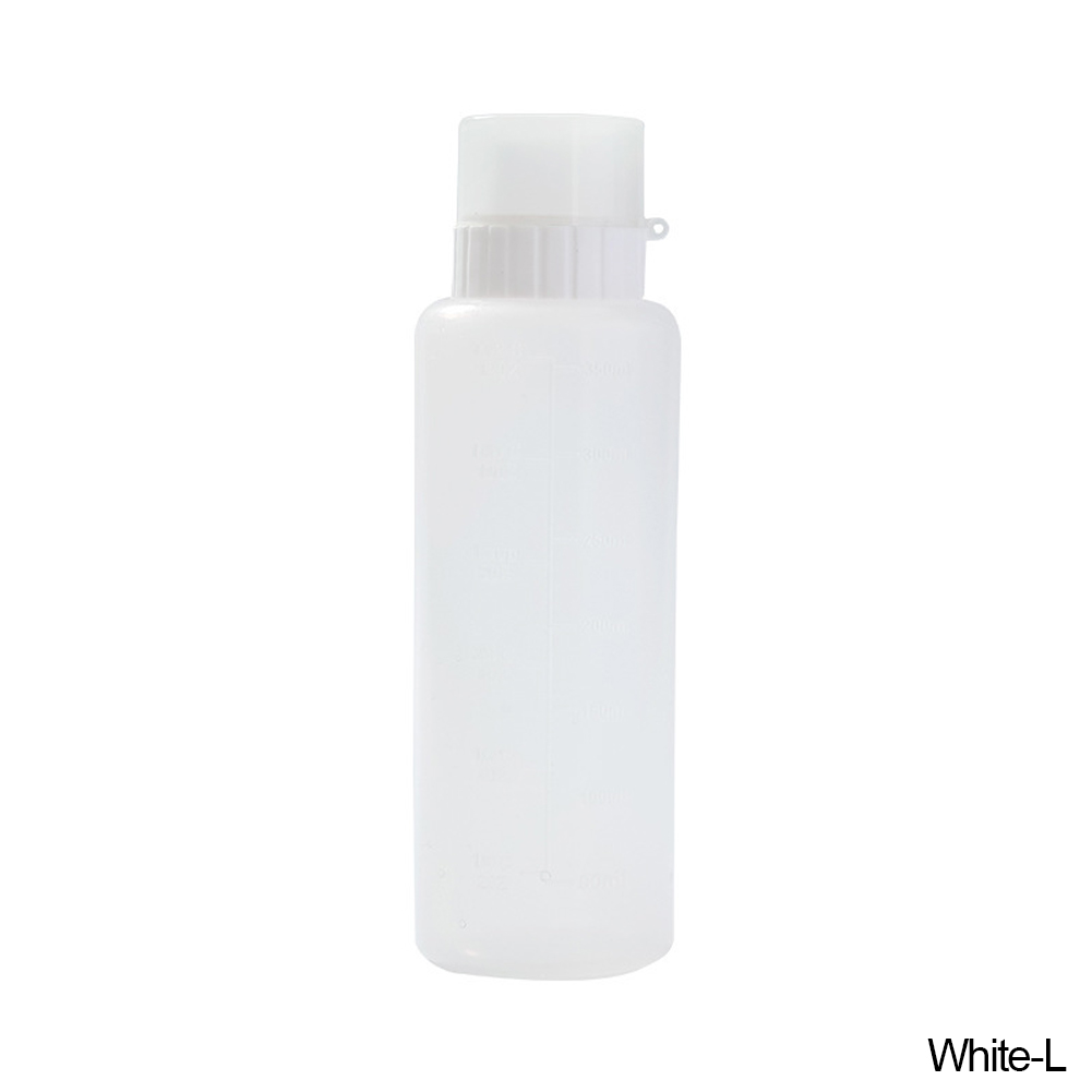 （New）Multifunction 5 Hole alad queeze Bottle Ketchup Container with cale Honey Jam Refillable Condiment auce queeze Bottle. 