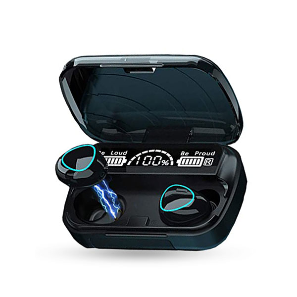 M10 TWS Wireless Earbuds Touch Bluetooth Earplugs -Black Colour -GFG - Bluetooth Headphone. 