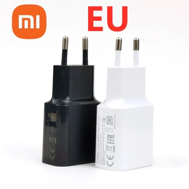 Redmi Note 8 Pro Charger XiaoMi Original 18W QC 3.0 Charging Wall Adapter For Mi 8 6 9 SE RedMi 10C 9T 9 Poco M3 C40 Usb Type C. 