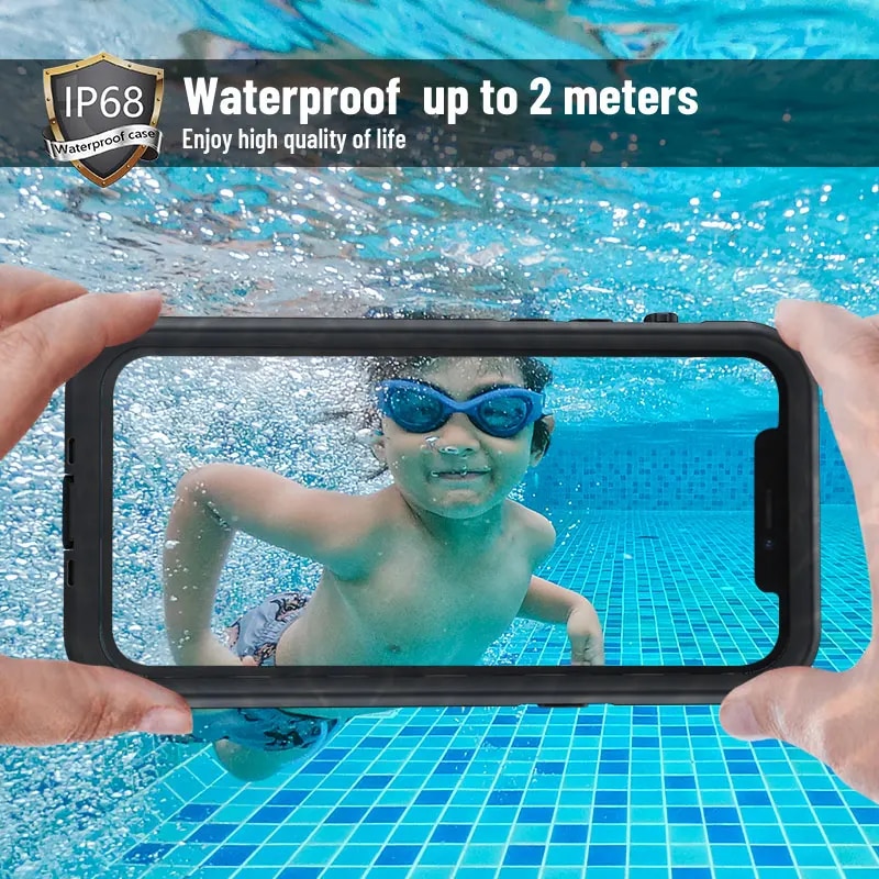 IP68 Waterproof Phone Case For IPhone 11 12 13 14 15 Pro MAX XR XS MAX Swimming Case For IPhone 8 7 Plus Shockproof Clear Cover. 