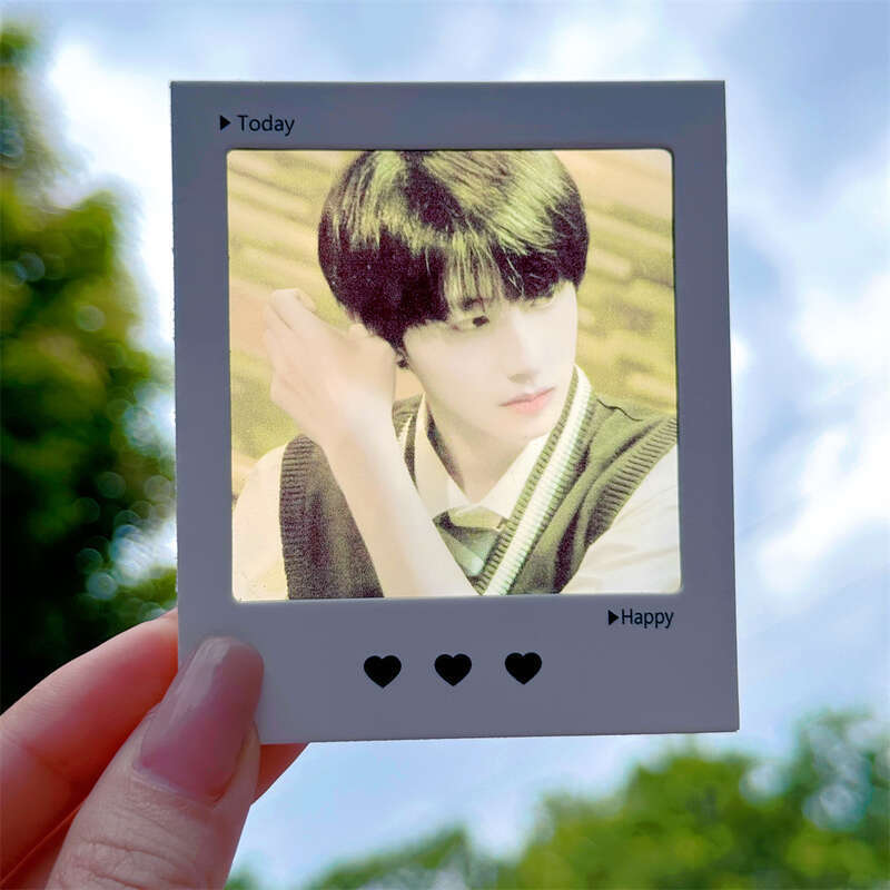 Same Instagram high transparency reversal film paper Polaroid transparent card travel photo check-in gift. 