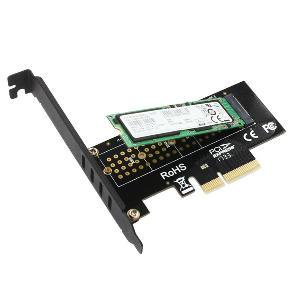 M.2 NVMe PCIE SSD to PCI Express 3.0 x4 Adapter Card for XP941 SM961 960Pro M6e. 