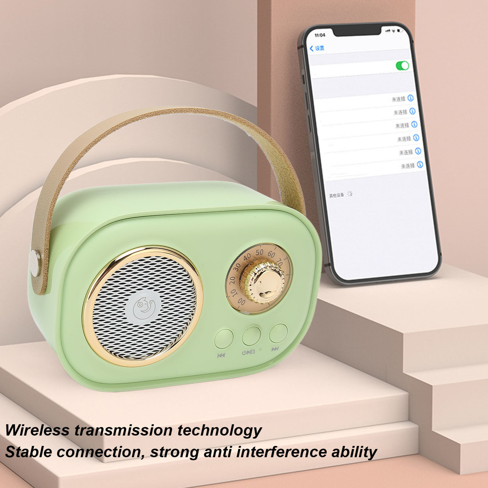 Wireless Microphone Speaker System Rechargeable Bluetooth Mics Speaker For Home. 