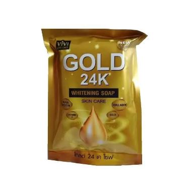 Vivi Skin Care Gold 24k Whitening Soap - 80gm. 