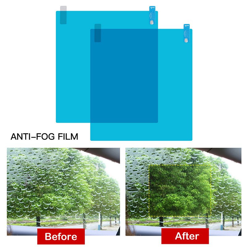 【Xiaofeng】2 pieces/set car window protective film waterproof rainproof C Dax fog membrane (diameter 100*100mm). 