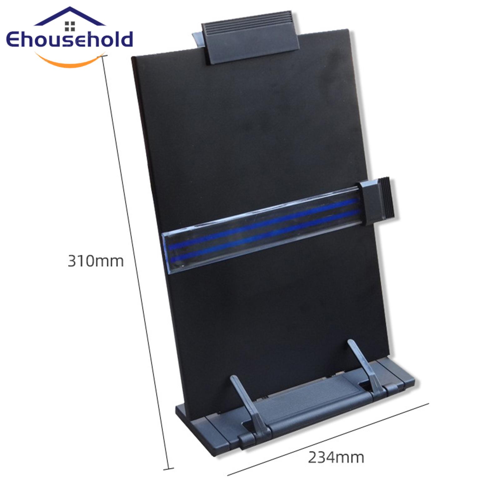 Document Stand Adjustable Desktop Book Stand Holder for Files Papers Non-slip Design Stable Display Rack for Office Home Use Plastic Folder Holder. 