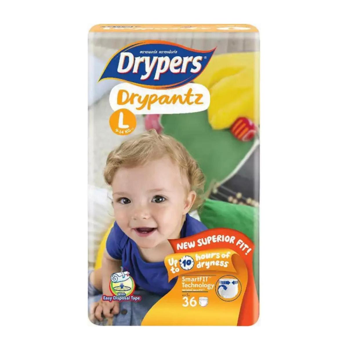 Drypers Drypantz Diaper (9-14KG) 36 PSC