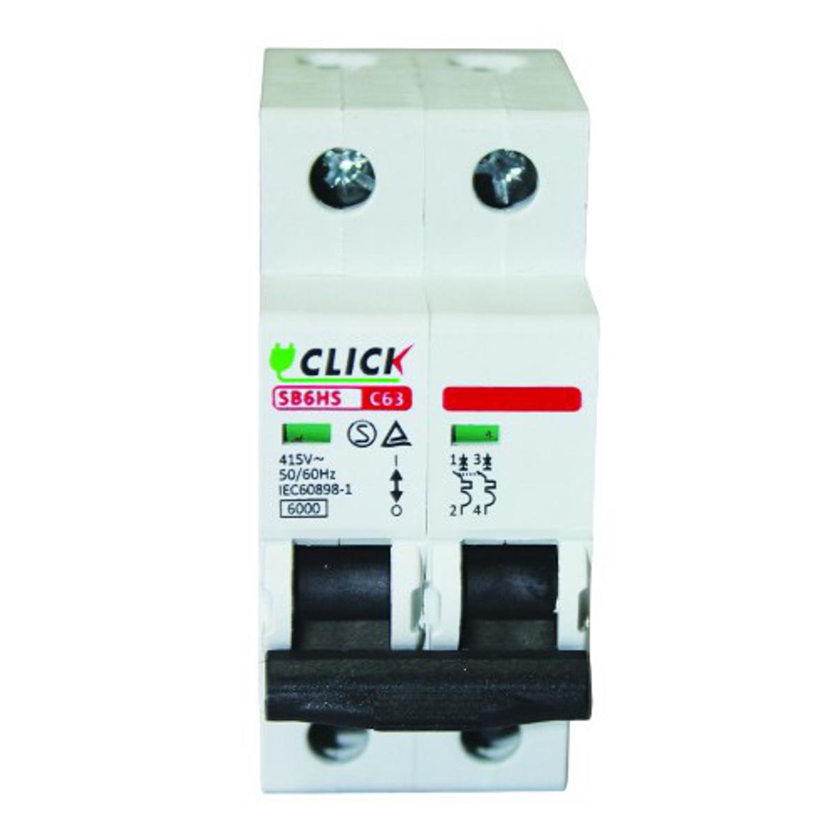 Click Circuit Breaker MCB 2P 32A C 6KA
