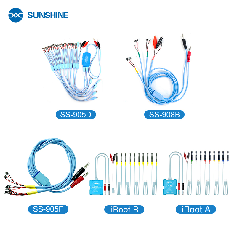 Sunshine SS-905D SS-908E Iboot DC Power Supply Android Mobile Phone Repair Cable For iPhone 6 - 13 14 Pro Max Battery Boot Cable. 