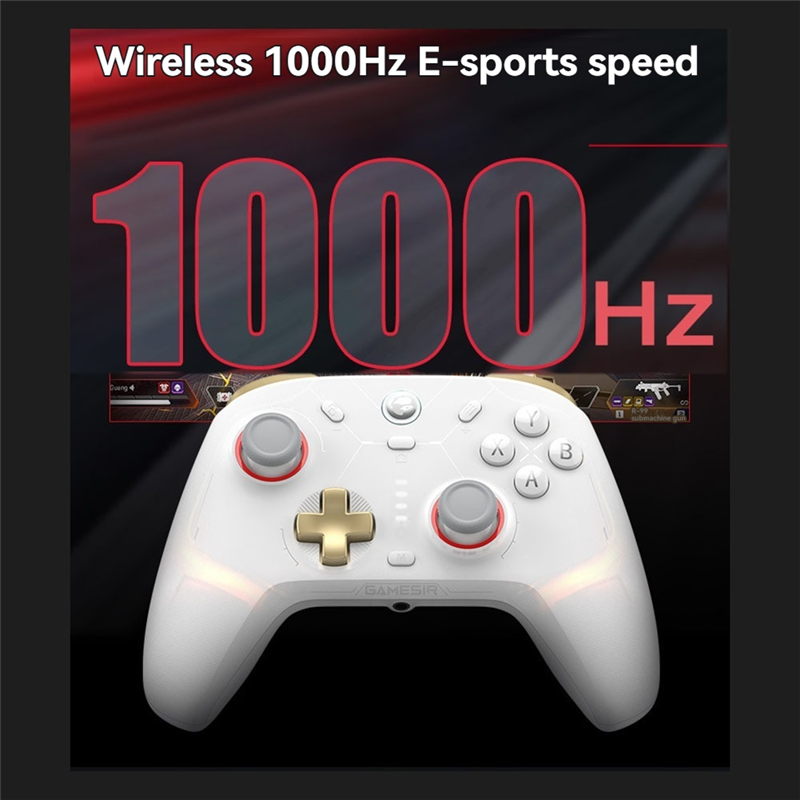 GameSir Cyclone 2 Wireless Controller for Nintendo Switch, IPhone, Android Bluetooth Gamepad with Hall Effect Sensors. 