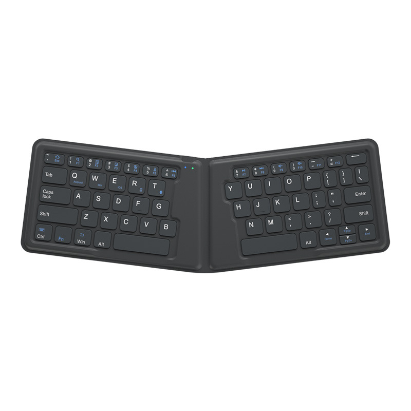 BOW foldable wireless bluetooth keyboard with touchpad can be connected to a notebook, mobile phone and tablet for digital gifts. 
