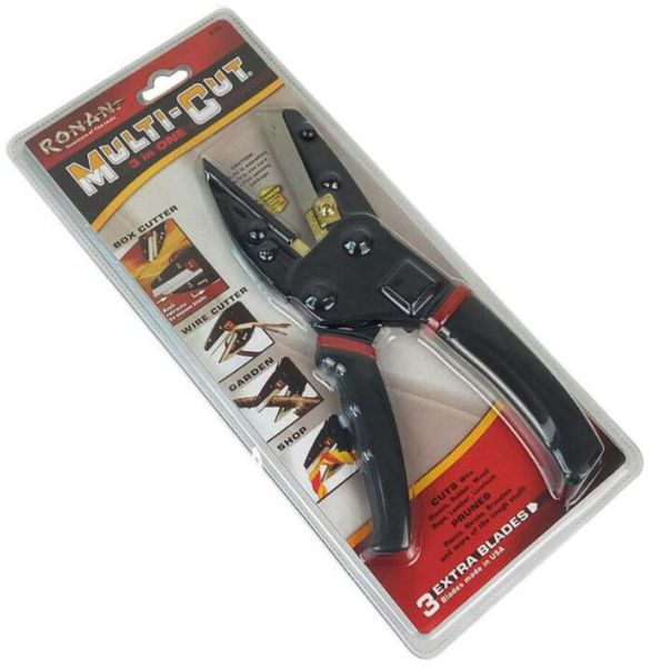 RONAN Multi-Cut 3 IN 1 Multi-function Cutting Tool Pliers Wire Cut Garden Pruning Shears multi-tool Outdoor Survival