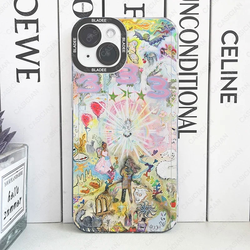 Bladee 333 Drain Gang IceDancer Eversince Ticket Phone Case For iPhone 15 14 13 12 11 Pro Max Mini XS X XR SE Soft Clear Cover Outlier Aeuinv. 