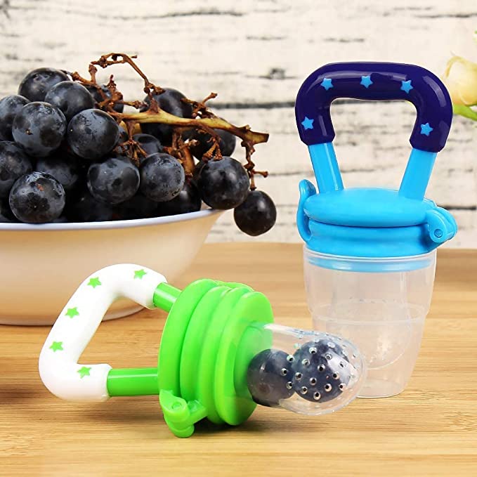 Fruit Feeder Pacifier Baby Teething Toy Teether - Multi-color. 