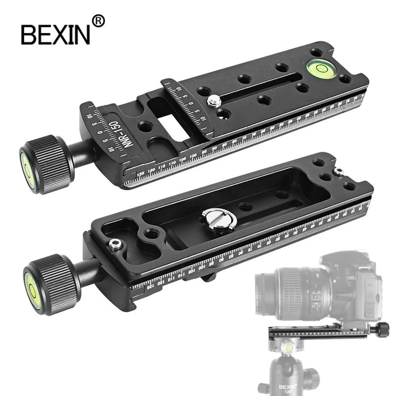 NNR-150 Slide Rail RRS long Quick Release plate Clamp Lens Support Holder for Arca swiss Tripod camera ball head. 